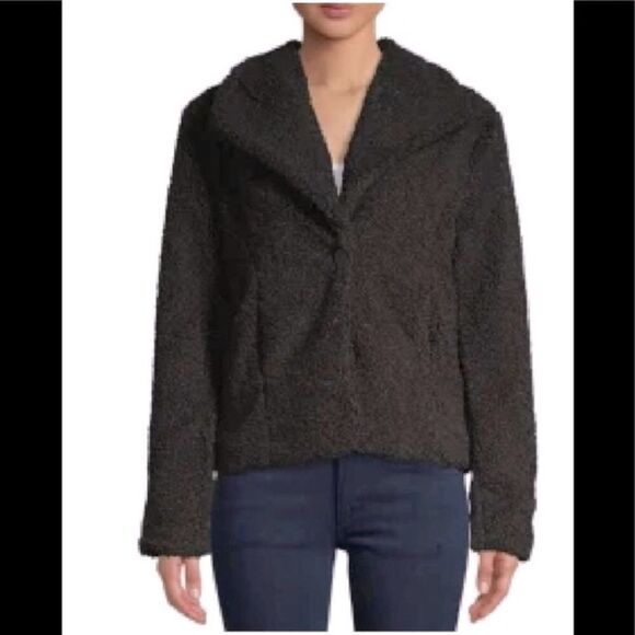 ANTHROPOLOGIE SANCTUARY SINGLE BUTTON TEDDY JACKET - Picture 14 of 14